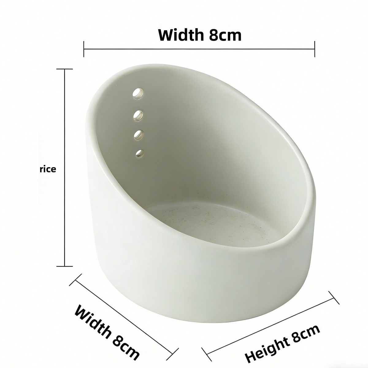 Ceramic Herb Stripping Bowl Multifunctional Leaf Remover for Kitchen