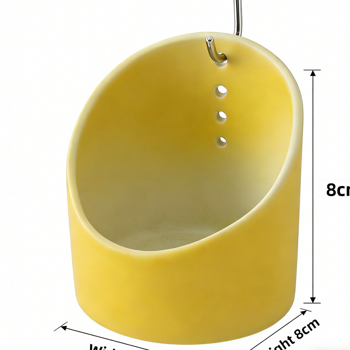 Ceramic Herb Stripping Bowl Multifunctional Leaf Remover for Kitchen